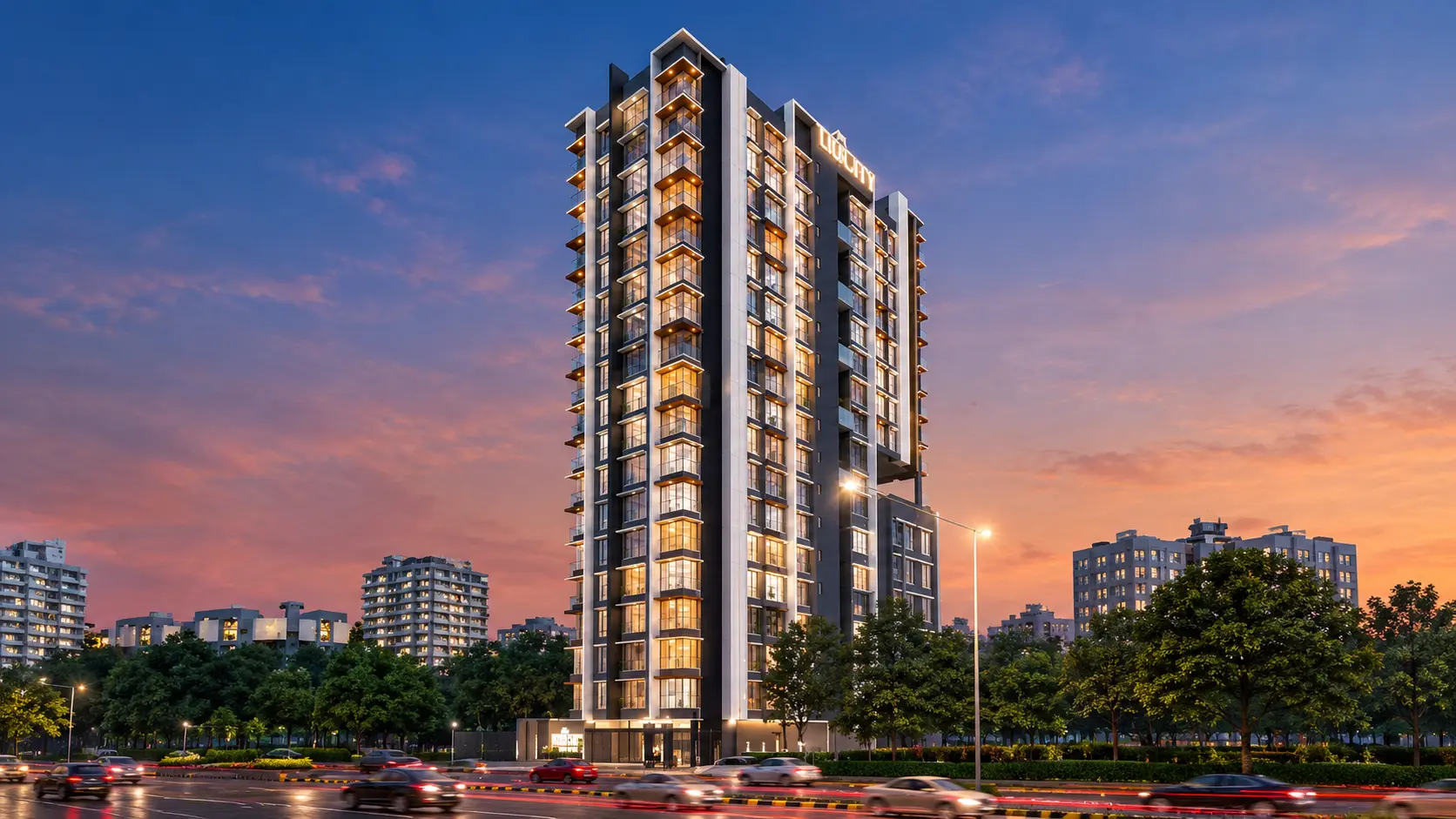 Tricity New Project Chembur – aerial view